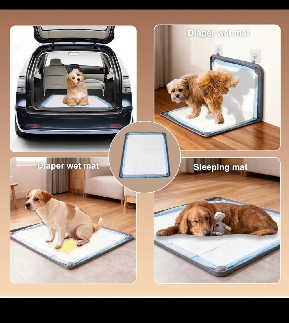 Suport reutilizabil pentru pad-uri de urină (Pet Pee Pad Holder)
